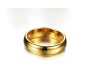 Lord of The Rings Genuine Stainless Steel Golden LOTR Gold Ring Casual Everyday Fashion for Men Women and Boys Size 7 Gold