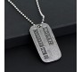 Male Cool XMen Wolverine Dog Tag Necklace Vintage Logan Dog Tags Pendant Locket with Chain For Boys and Men