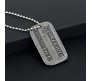 Male Cool XMen Wolverine Dog Tag Necklace Vintage Logan Dog Tags Pendant Locket with Chain For Boys and Men