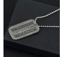 Male Cool XMen Wolverine Dog Tag Necklace Vintage Logan Dog Tags Pendant Locket with Chain For Boys and Men