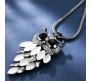 Owl Pendent Fashion Jewellery for Girls with Long Chain Pendant Party Stylish Big Necklace for Women & Girls Multicolor