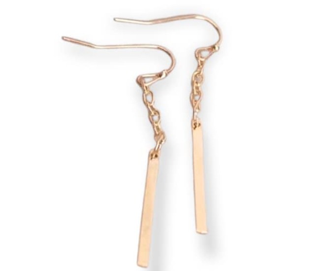 Christine Fail Small Parallel Hook Earrings – Love Adorned