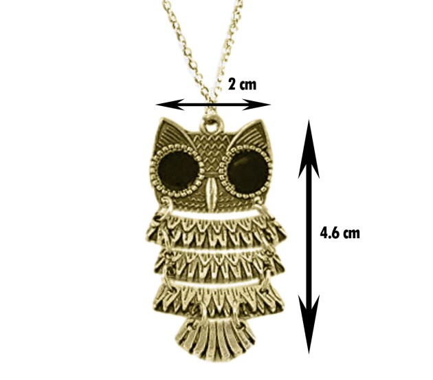Owl top chain necklace