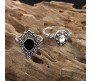 Oxidised rings combo Combo of 15 Boho Midi Finger Ring Set Of Silver Plated Rings for Girls and Women Silver