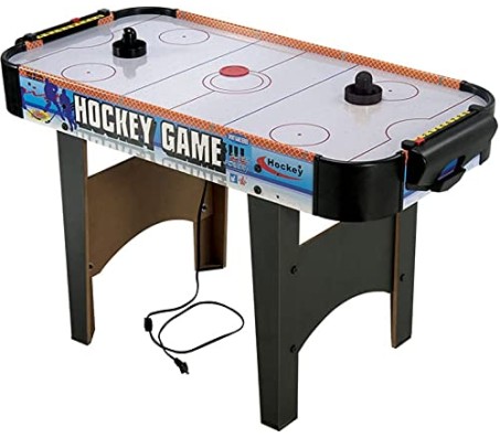 102 cm Large Size Wooden Indoor Air Hockey Game Table Toy Indoor Game for Kids Boys Girls and Adults Multi Color