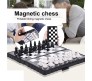 13 cm Mini Foldable Pocket Size Magnetic Travel Chess Set Board Game Educational Toys for Kids and Adults