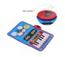 2 in 1 Piano/Keyboard N Drum Musical Jam Playmat Touch Sensitive Playmate Foldable Musical Mat Toy for Kids Multicolor