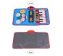 2 in 1 Piano/Keyboard N Drum Musical Jam Playmat Touch Sensitive Playmate Foldable Musical Mat Toy for Kids Multicolor