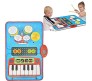 2 in 1 Piano/Keyboard N Drum Musical Jam Playmat Touch Sensitive Playmate Foldable Musical Mat Toy for Kids Multicolor