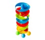 7 Layer Stacking Drop and Go Ball Drop and Swirl Rolling Ball Tower Ramp Development Educational Toy Set for Baby and Toddler Multicolor