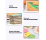 8 in 1 Sea Animals Stip Puzzles Ice Cream Stick Puzzle Sorting Blocks for Preschool Montessori Educational Small Kids Toddlers Boys and Girls Multicolor