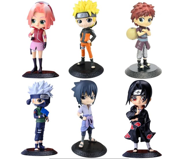 Buy SKEIDO Anime Figure 6PcsSet Naruto Action Figures Anime Uzumaki Naruto  Figure Sasuke Gaara Figurine Kakashi Figura Pvc Collection Model Toy Gifts  Online at desertcartINDIA