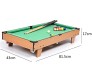 Big Large 81.5 cm Mini Pool Snooker Table Wooden Billiard Board Set Indoor and Outdoor Game for Adults and Kids Multicolor