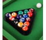 Big Large 81.5 cm Mini Pool Snooker Table Wooden Billiard Board Set Indoor and Outdoor Game for Adults and Kids Multicolor