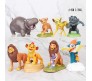Lion King Set of 8 Action Figure 6-8CM Limited Edition for Car Dashboard, Decoration, Cake, Office Desk & Study Table Toy