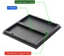 Magnetic 10 Inch Educational Toys Travel Chess Set with Folding Chess Board for Kids and Adults Black Color