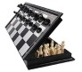 Magnetic 10 Inch Educational Toys Travel Chess Set with Folding Chess Board for Kids and Adults Black Color