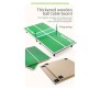 Mini 60 cm Table Tennis Portable Lightweight Sturdy Folding Indoor Table 2 Table Tennis Paddles and 2 Ping Pong Balls Game Set Toy for Kids