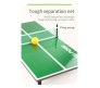 Mini 60 cm Table Tennis Portable Lightweight Sturdy Folding Indoor Table 2 Table Tennis Paddles and 2 Ping Pong Balls Game Set Toy for Kids