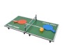 Mini 60 cm Table Tennis Portable Lightweight Sturdy Folding Indoor Table 2 Table Tennis Paddles and 2 Ping Pong Balls Game Set Toy for Kids