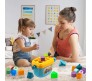 Shape Sorter Toys with Color ABCD Alphabet Building Blocks Brain Development Learning Toy for Babies and Toddlers 1 to 2 Years Multicolor