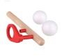 Wooden Floating Ball Blow Tube & Foam Fun Balls Blowing Toys Games Toys Also Helpful in ADHD Occupational Therapy for Speech