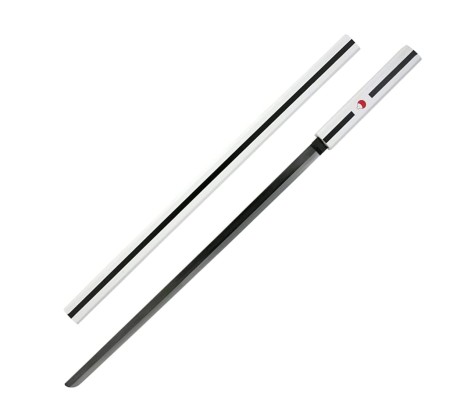 Kusanagi Cosplay 104 cm Sasuke Uchiha Wooden Round Life Size Replica Katana Perfect for Anime Gift Merchandise Collectibles