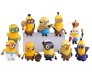 Set of 10 Minions Mini Action Figure Collectible Set Or Cake Topper Minion Decoration Merchandise Toy