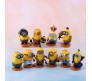 Set of 10 Minions Mini Action Figure Collectible Set Or Cake Topper Minion Decoration Merchandise Toy