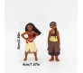 Moana Action Figure Set of 10 Pcs 6-10cm Toy Show Piece Cake Topper Toys for Kids D2