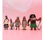 Moana Action Figure Set of 10 Pcs 6-10cm Toy Show Piece Cake Topper Toys for Kids D2