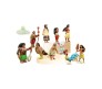 Moana Action Figure Set of 10 Pcs 6-10cm Toy Show Piece Cake Topper Toys for Kids D2