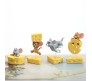 Set of 4 Tom and Jerry Action Figure Or Cake Topper Decoration Merchandise Showpiece to Keep in Office Desk Table Gift Multicolor