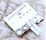 Fashion 6 Pairs Earrings Combo Set Latest Silver Stylish Design Western Stud Pearl Metal Hoop Hanging Wear for Women and Girls D5HS