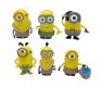 Set of 6 Minions Mini Action Figure Collectible Set Or Cake Topper Minion Decoration Merchandise Toy DBB