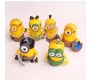 Set of 6 Minions Mini Action Figure Collectible Set Or Cake Topper Minion Decoration Merchandise Toy DBB