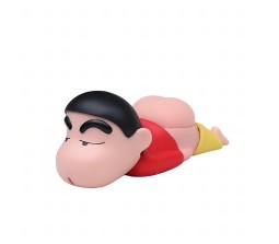 10cm Shinchan Figurine Cartoon Action Figure Toys Funny for Boys & Girls PVC Car Dashboard Table Toy Red