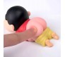 10cm Shinchan Figurine Cartoon Action Figure Toys Funny for Boys & Girls PVC Car Dashboard Table Toy Red