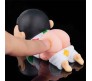 10cm Shinchan Figurine Cartoon Action Figure Toys Funny for Boys & Girls PVC Car Dashboard Table Toy White