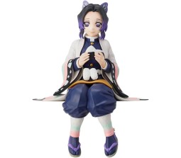 Demon Slayer Shinobu Kocho Sitting Eating Action Figure Height 15 cm for Car Dashboard, Decoration, Cake, Office Desk & Study Table Toy Multicolor
