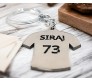 Siraj Cricket Jersey Cricketer Sports Metal Keychain Key Chain for Car Bikes Key Ring