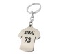 Siraj Cricket Jersey Cricketer Sports Metal Keychain Key Chain for Car Bikes Key Ring