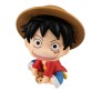 Anime 12cm One Piece Monkey D Luffy Set of 2 Action Figure Gear 5 Collectible for Anime Fans Figurine Multicolour