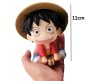 Anime 12cm One Piece Monkey D Luffy Set of 2 Action Figure Gear 5 Collectible for Anime Fans Figurine Multicolour