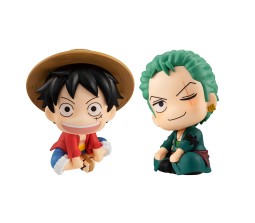 Anime 12cm One Piece Monkey D Luffy Roronoa Zoro Set of 2 Action Figure Gear 5 Collectible for Anime Fans Figurine Multicolour