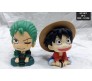 Anime 12cm One Piece Monkey D Luffy Roronoa Zoro Set of 2 Action Figure Gear 5 Collectible for Anime Fans Figurine Multicolour