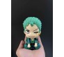Anime 12cm One Piece Roronoa Zoro Set of 2 Action Figure Gear 5 Collectible for Anime Fans Figurine Multicolour