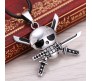 Anime Luffy One Piece Skull Sword Zoro Inspired Pendant Necklace Fashion Jewellery Accessory for Men and Women