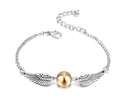 Harry Potter Golden Snitch Ball with Wings Bracelets Jewellery Accessories for Boys Girls And Women