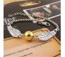 Harry Potter Golden Snitch Ball with Wings Bracelets Jewellery Accessories for Boys Girls And Women